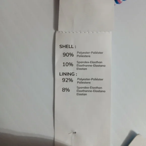 Cupshe Pink Blue Ombre Ribbed High Waisted Bikini Set Large New - Picture 5 of 8